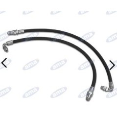 Kit 2 tubi idraulici 3/8" innesto rapido maschio a valvola da 1/2" AMA 04559 | NewgardenParts.com