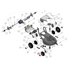 Asta regolazione altezza ORIGINALE GRIN rasaerba tagliaerba spm53prob&s PRT-0895 | NewgardenParts.com