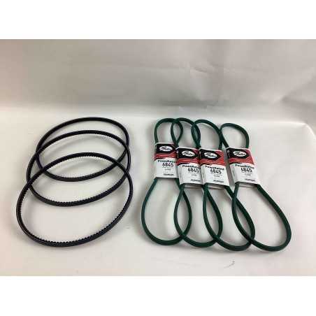Kit 3 Riemen SEED + 4 Riemen TURBINE Mähwerk GIANNI FERRARI | NewgardenParts.com