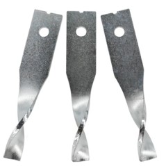 Kit 3 couteaux trempés pour AMBROGIO NT 60 - DW45 fil inter-rangs