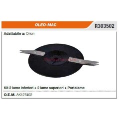 Kit 4 blades for OLEOMAC orion robot R303502