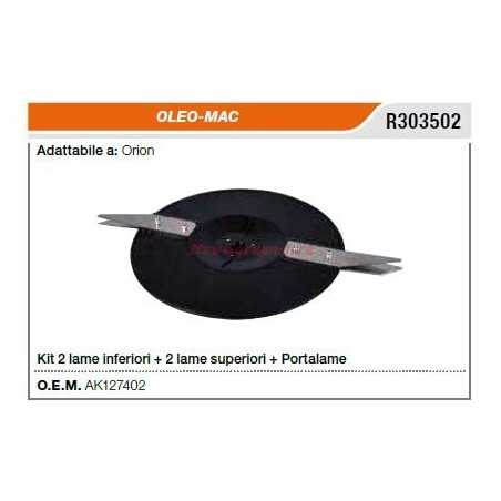 Kit 4 Klingen für OLEOMAC orion Roboter R303502 | NewgardenParts.com