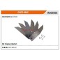 Kit 6 Blades for robot OLEOMAC orion R303503