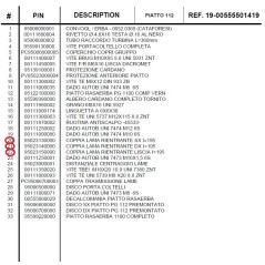 GIANNI FERRARI PG112 PLAYGREEN Kit tracteur plat 8 lames 0051 0061 0090 0090 | NewgardenParts.com