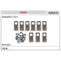 Kit 9 lame per HONDA robot tagliaerba rasaerba modello miimo R303172