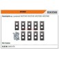 Kit 9 blades for WORX landroid robot WG754E R303508