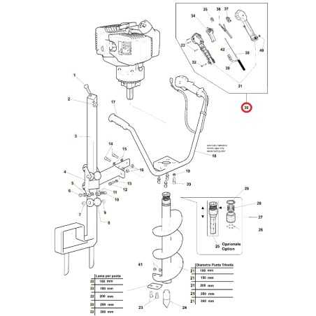 ORIGINAL ACTIVE 22 mm accelerator kit for auger models t143 - t165 022179 | NewgardenParts.com