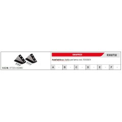 Messerkit SNAPPER Rasentraktor Rasenmähermesser R302732 | NewgardenParts.com