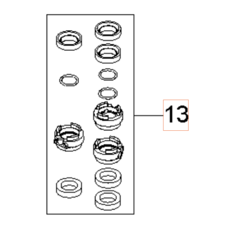 SEAL RING KIT 592617691 ORIGINAL HUSQVARNA | NewgardenParts.com