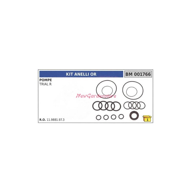 Kit anelli or UNIVERSALE pompa Bertolini TRIAL R 001766