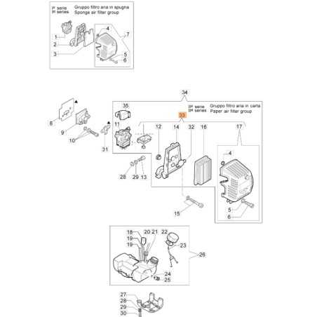 Saugsatz ORIGINAL OLEOMAC Motorsense 746 S - 453BP - 753T 61120025B | NewgardenParts.com