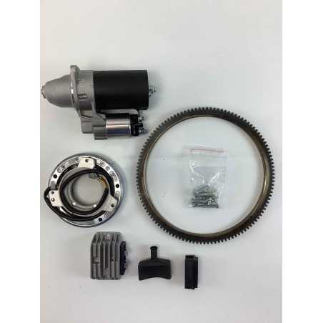 Electric starter kit with regulator and alternator RUGGERINI RF130 engine | NewgardenParts.com