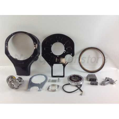Electric starter kit LEFT flywheel 3LD LDA510 DIESEL engine LOMBARDINI | NewgardenParts.com