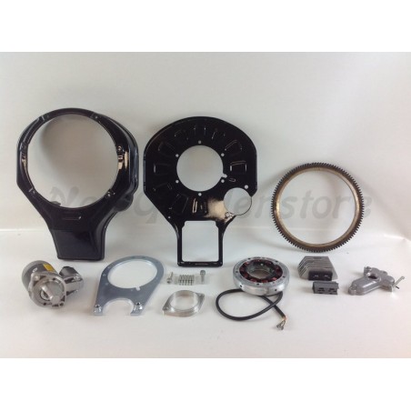 Kit avviamento elettrico SINISTRO volano 3LD LDA510 motore DIESEL LOMBARDINI | NewgardenParts.com