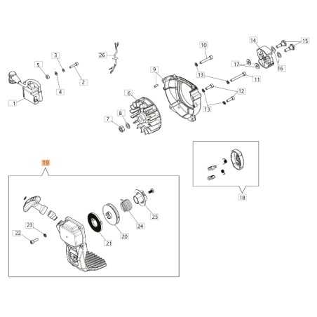 ORIGINAL OLEOMAC trimmer brushcutter starter kit PPH 250 61460035R | NewgardenParts.com
