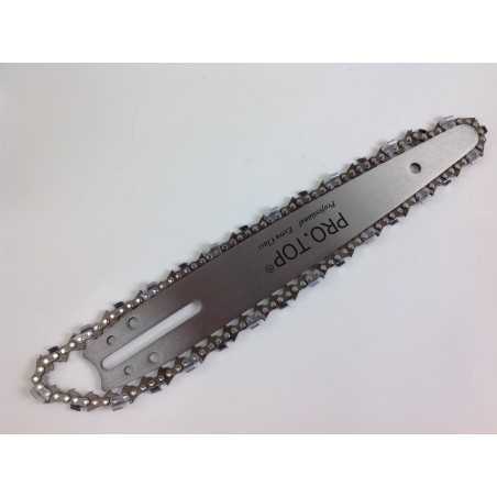 Carving bar kit 25 cm 10" + chain 1/4" 60 links for chainsaws various models | NewgardenParts.com