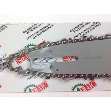 Kit de piñón y cadena de 30 cm 3/8 LP (91S) 44 eslabones compatible OREGON