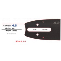 Kit barra SEMI-PRO TIP e catena SEMI-CHISEL CARLTON 16" .325" 67 maglie 720018 | NewgardenParts.com