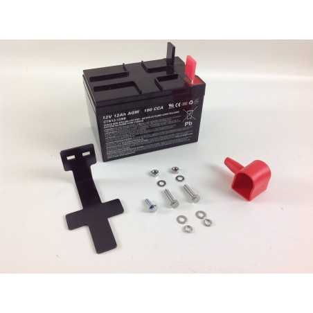 SNAPPER lawn tractor starter battery kit 12V 12AH ZS7600188YP | NewgardenParts.com