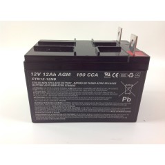 Kit batteria avviamento trattorino rasaerba SNAPPER 12V 12AH ZS7600188YP | NewgardenParts.com