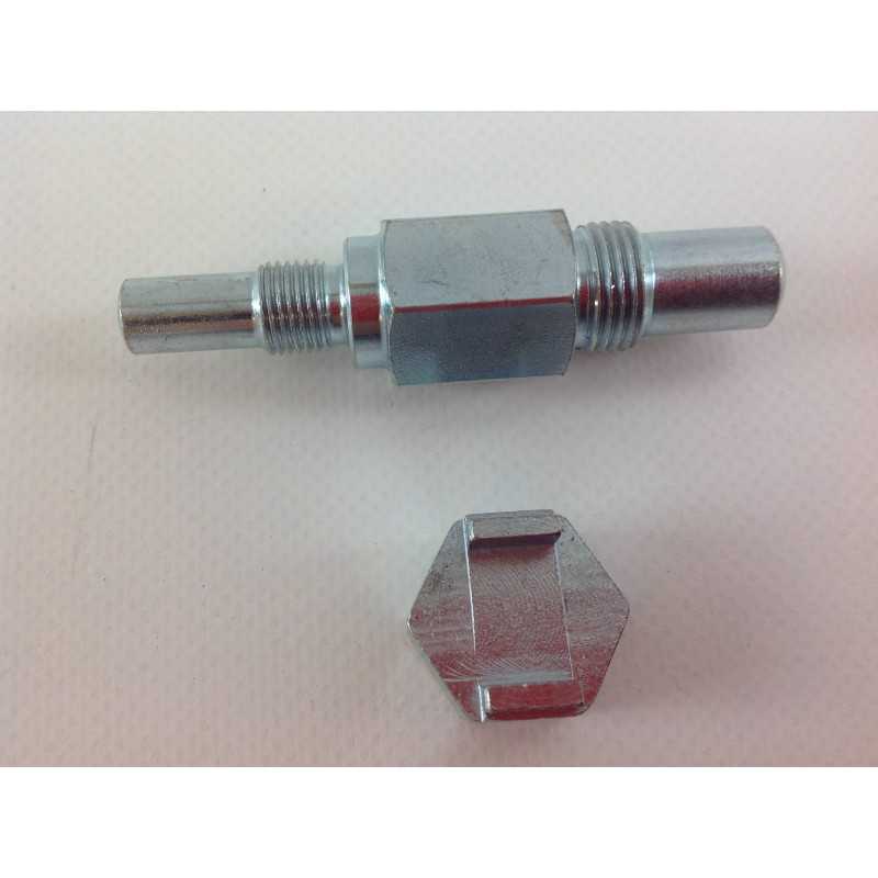 Kit universel de blocage de piston de tronçonneuse + clé d'extraction d'embrayage Kit universel de blocage de piston de tronçonneuse + clé d'extraction d'embrayage