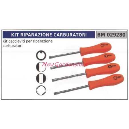 Carburettor repair screwdriver kit NEW GARDEN STORE 029280 | NewgardenParts.com