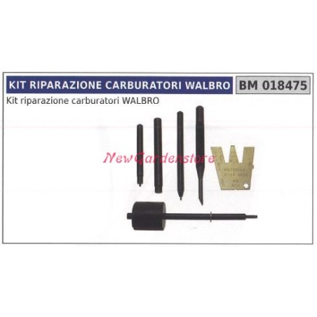 Kit cacciaviti per riparazione carburatori WALBRO 018475 | NewgardenParts.com