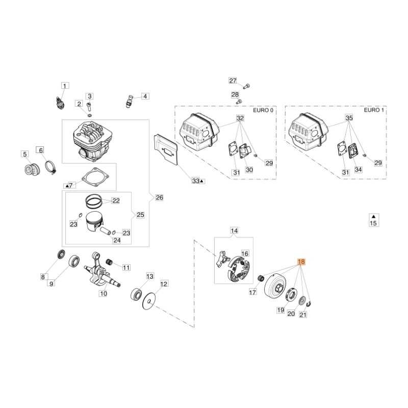 Kit ORIGINAL OLEOMAC Kupplungskappe für Kettensäge GS 650 - GS 651 50252016