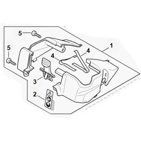 CHAINSAW BATTERY HOUSING COWLING KIT ORIGINAL STIHL MA04-080-1601 | NewgardenParts.com