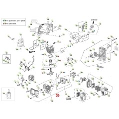 Kit carter albero motore trivella ORIGINALE ACTIVE trivella modelli t143 021969 | NewgardenParts.com