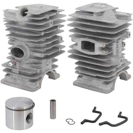 Cylinder piston ring kit engine segments chainsaw P43 SP43 XC242 GGP STIGA 18800687 | NewgardenParts.com