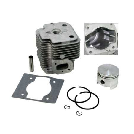 Cylinder piston kit EB650 blower motor segments Ø 48 mm KASEI 1E48FP-2 | NewgardenParts.com