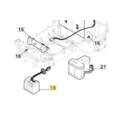 Kit contatti ricarica ORIGINALE STIGA robot tagliaerba a1500 rtk 381394804/2 | NewgardenParts.com