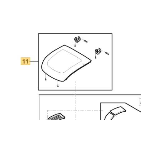 Battery cover kit ORIGINAL STIGA lawnmower mower 118811304/0 | NewgardenParts.com