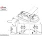 GIANNI FERRARI right mulching blade + left mulching blade kit