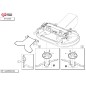 GIANNI FERRARI right mulching blade + left mulching blade kit