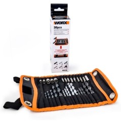 Kit di inserti e punte (30 pz) WA1106 per trapano avvitatore WORX | NewgardenParts.com