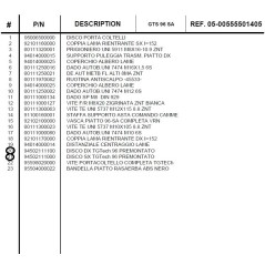 Kit disco destro TGTech 96 premontato+disco sinistro TGTech 96 premontato | NewgardenParts.com