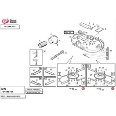 Kit disco sinistro piatto PG112 premont.+disco destro piatto PG112 premontato | NewgardenParts.com