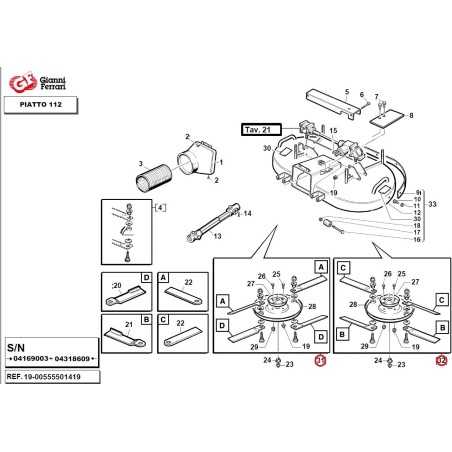 PG112 left flat disk kit pre-mounted + PG112 right flat disk kit pre-mounted | NewgardenParts.com