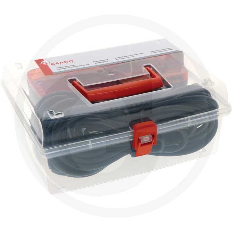 Trailer light set in case with magnetic attachment, not type-approved