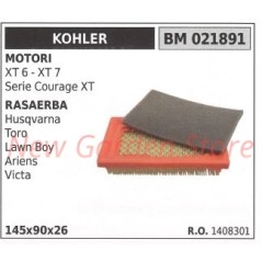 Kit filtro aria KOHLER motore XT6 7 SERIE COURAGE XT per raserba HUSQVARNA021891 | NewgardenParts.com