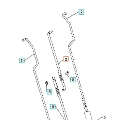 OBERE TRAKTIONSSTANGE 532425598 ORIGINAL HUSQVARNA