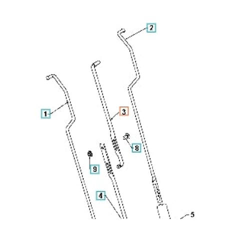 OBERE TRAKTIONSSTANGE 532425598 ORIGINAL HUSQVARNA | NewgardenParts.com