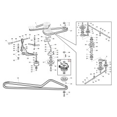 Clutch kit for tractor GTR models ORIGINAL GIANNI FERRARI BFB 95597010000 | NewgardenParts.com