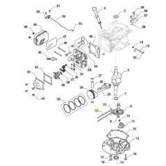 Aste di punteria ORIGINALE STIGA motore TRE224 trattorino tagliaerba 118551118/0 | NewgardenParts.com