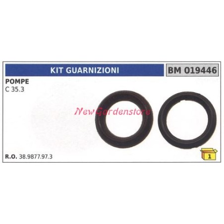 Kit Guarnizione UNIVERSALE pompa Bertolini C 35.3 019446 | NewgardenParts.com