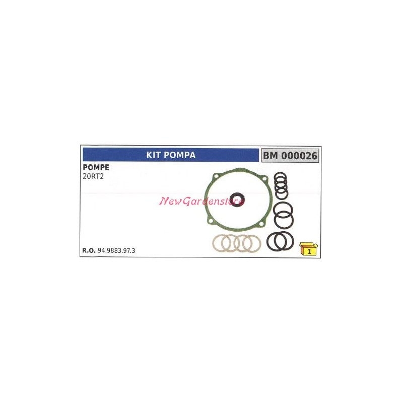 Kit guarnizione UNIVERSALE pompa Bertolini 20RT2 000026