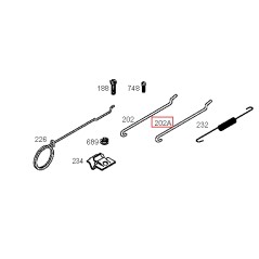 Original BRIGGS & STRATTON Rasenmähermotorstange 690554