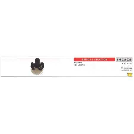 BRIGGS & STRATTON rev. regulator gear kit for engine TYPE OLD 016021 | NewgardenParts.com